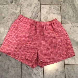 Brandy plaid pink shorts